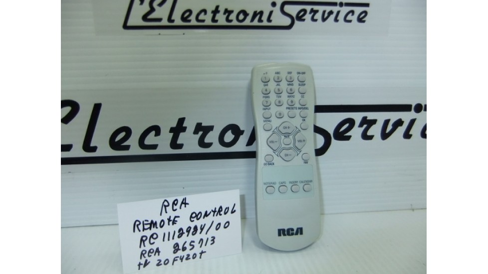 Rca  RC1112924/00 remote control.